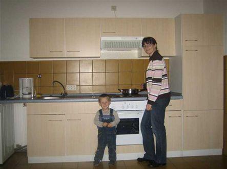 Küche von der Ferienwohnung bei Familie Simon in Reil